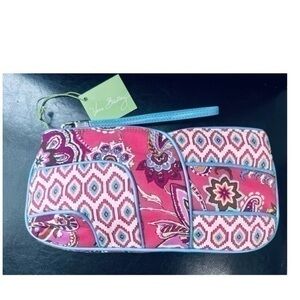 NWT Vera Bradley Jazzy Clutch Call Me Coral 11” x 5.25” Gift New 🎁